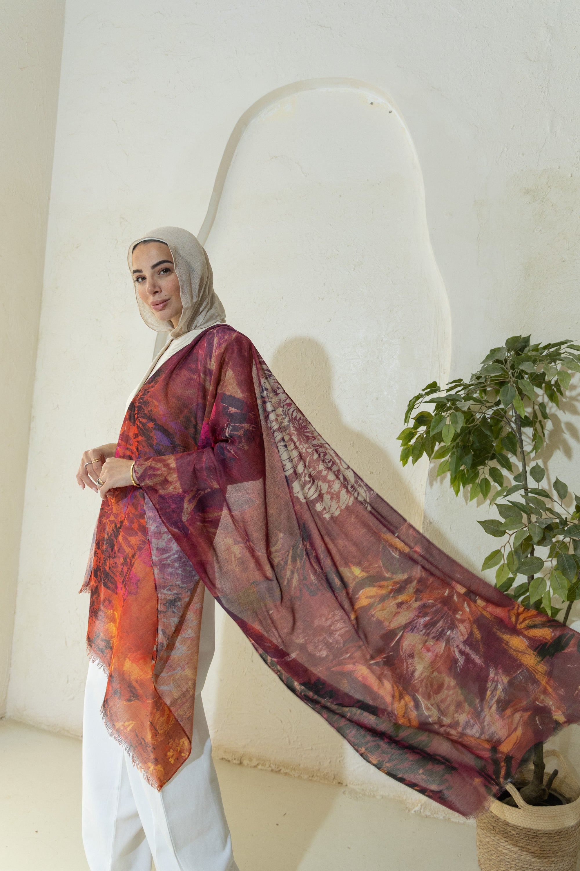 Voile Summer Shawl