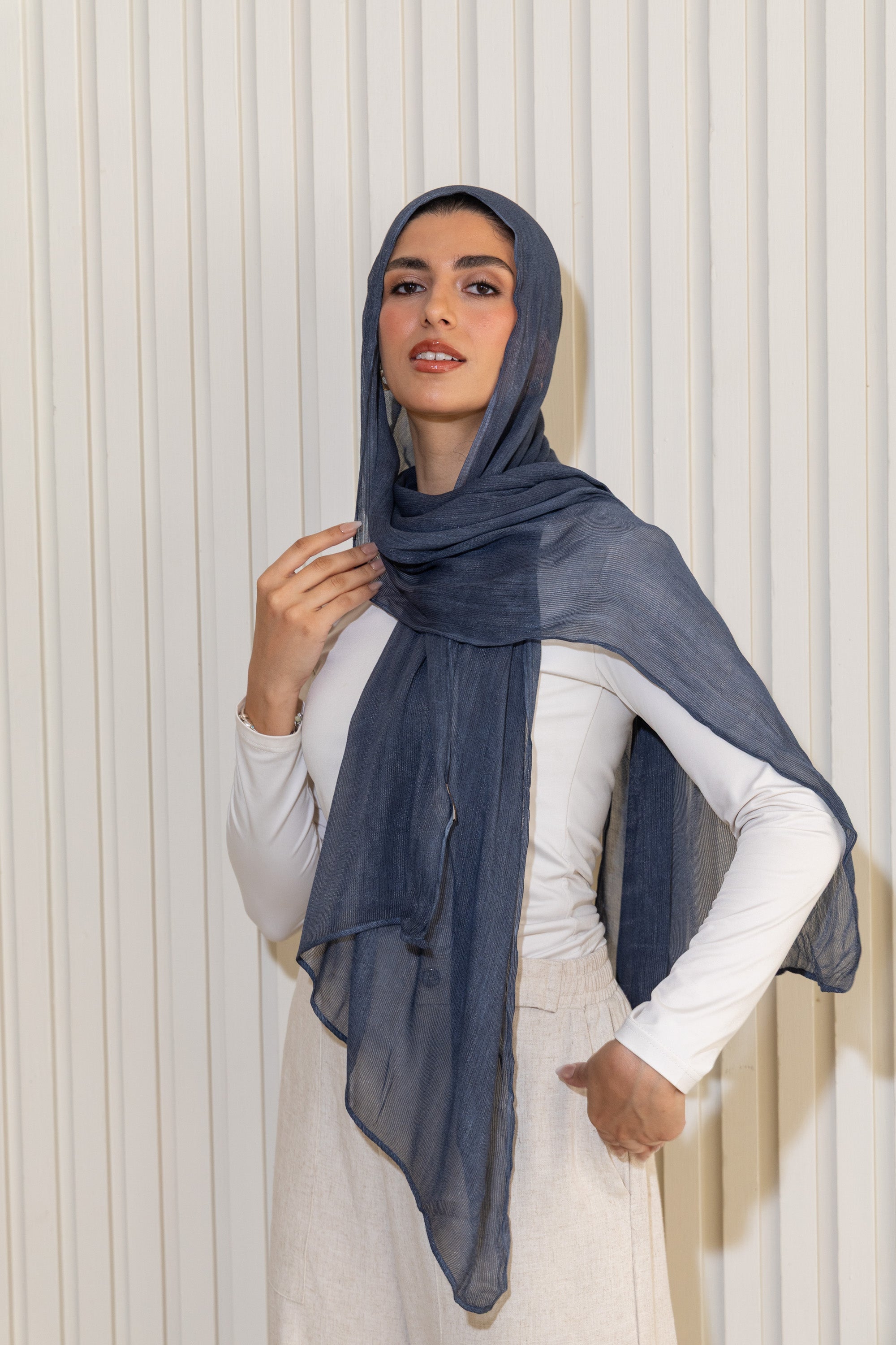 Elite Linen - Navy blue