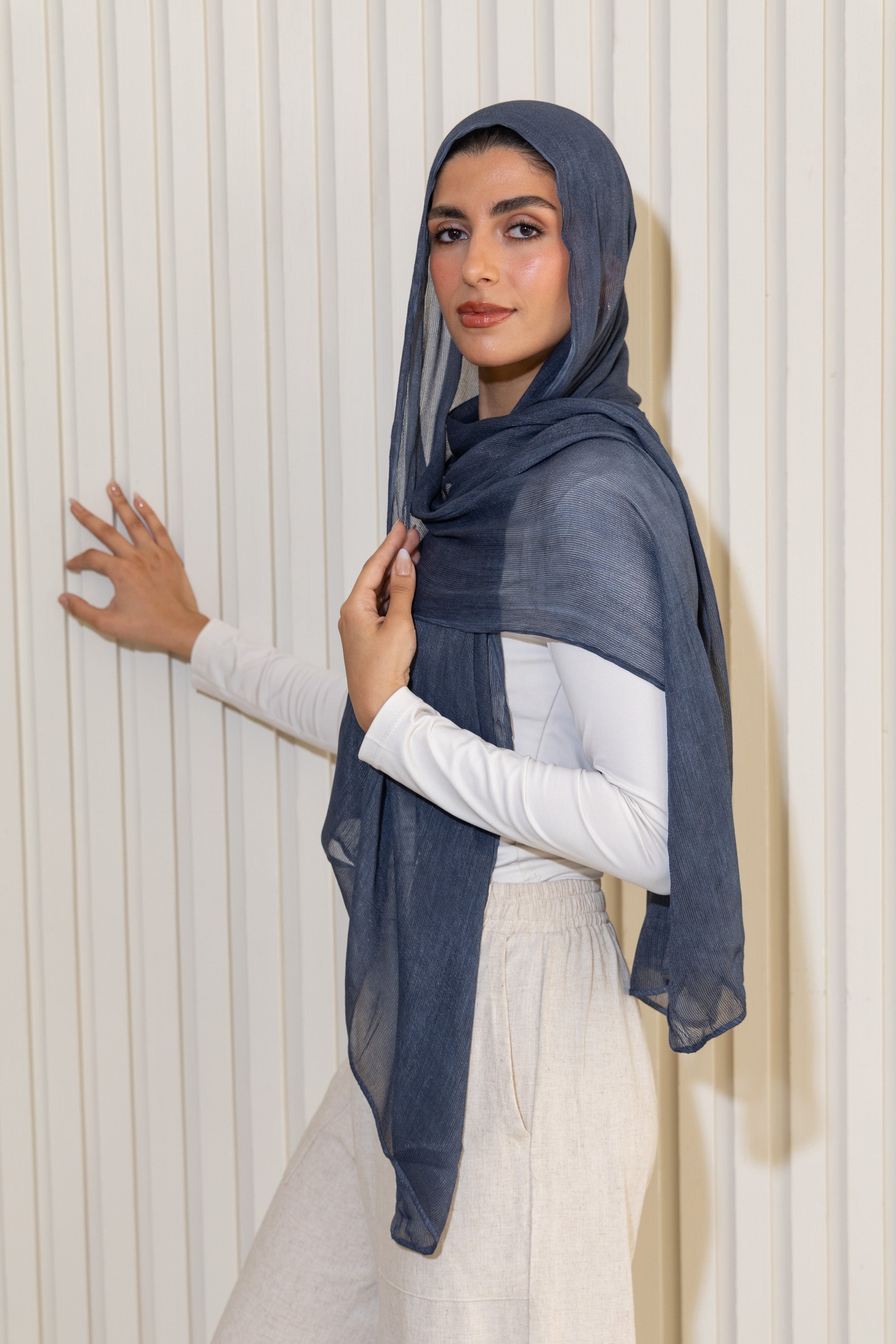 Elite Linen - Navy blue