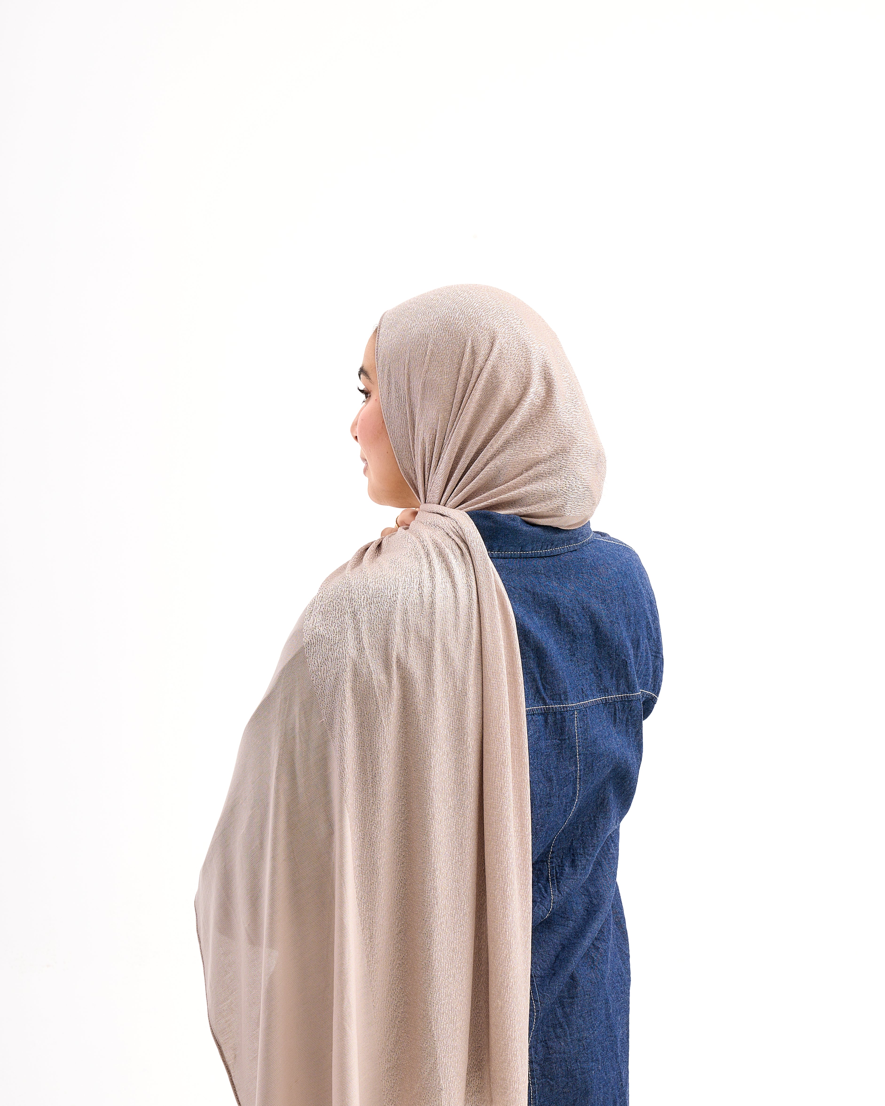 Serene Dual Stretch Scarf - Light cafe