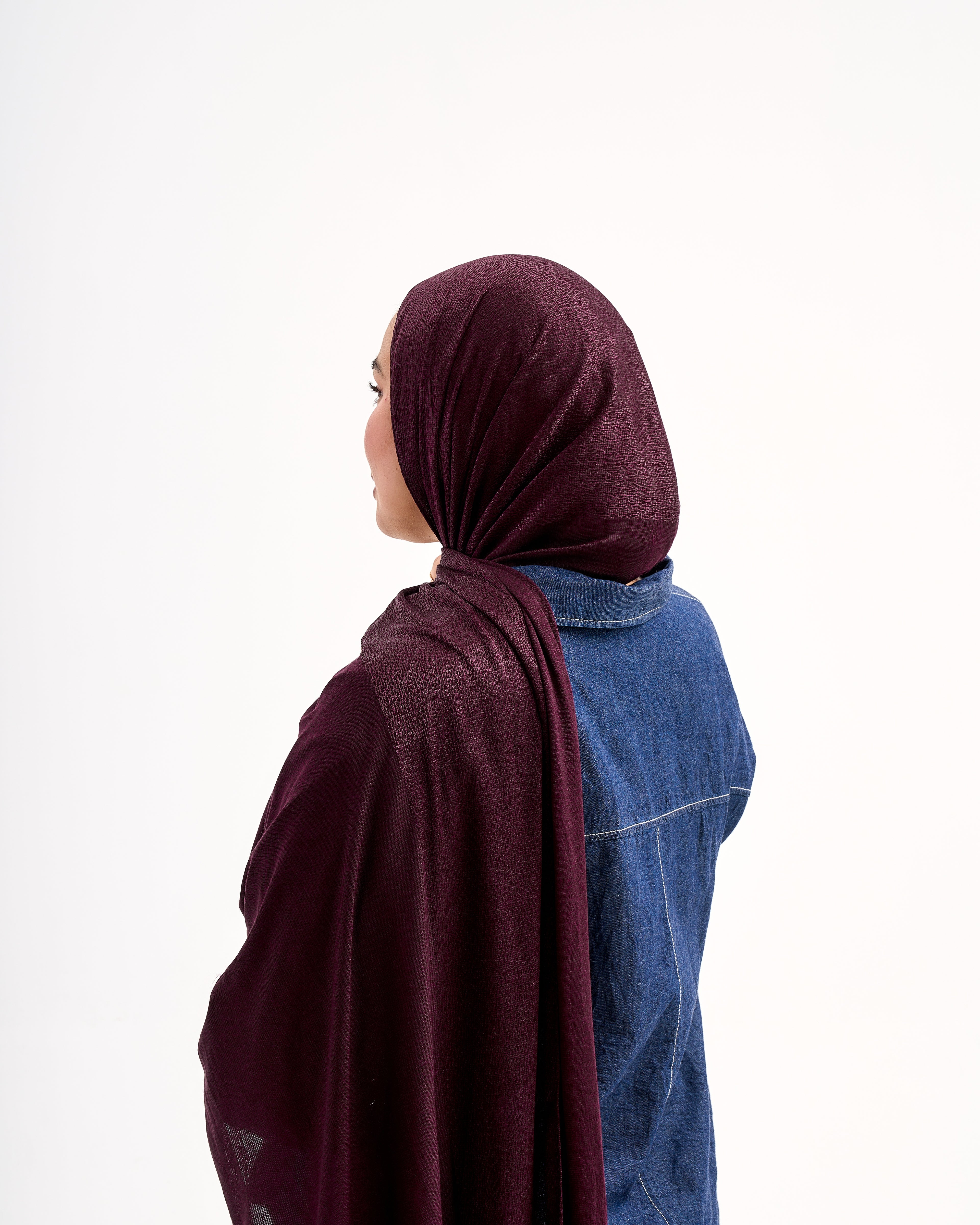Serene Dual Stretch scarf - Burgandy